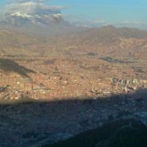 La Paz from the street to the Zongo Pass
